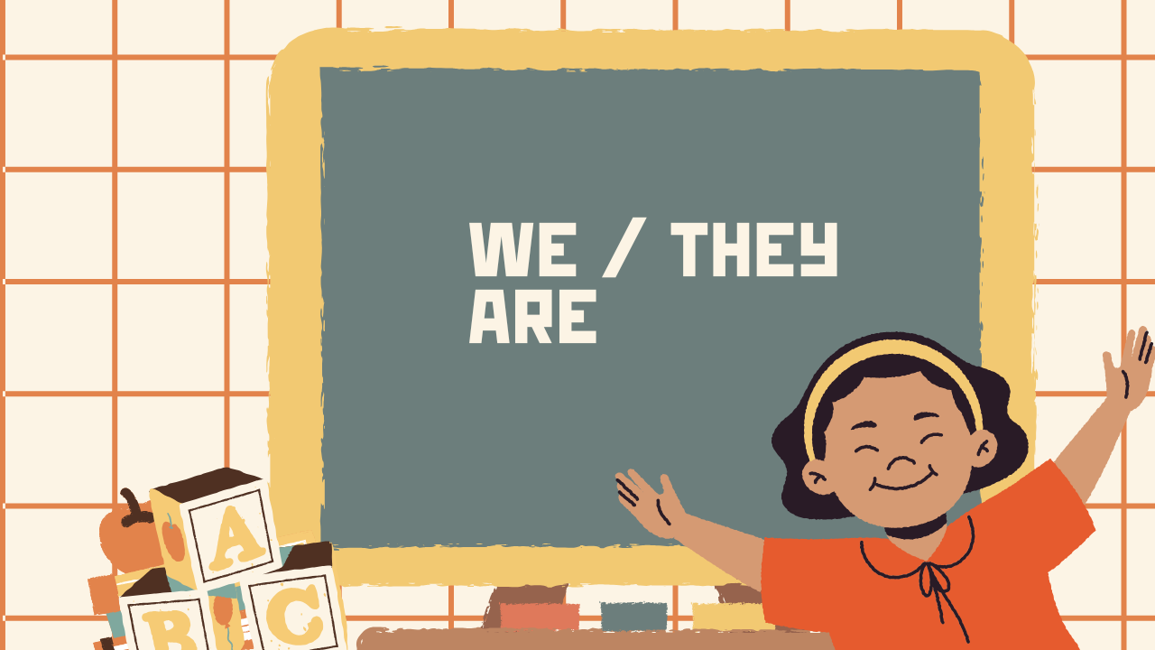 'We / They Are' in English with Bengali Meaning – Easy Grammar Guide